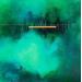 Peinture Abstraction 3415 par Hévin Christian | Tableau Abstrait Minimaliste Métal Huile Acrylique Pastel