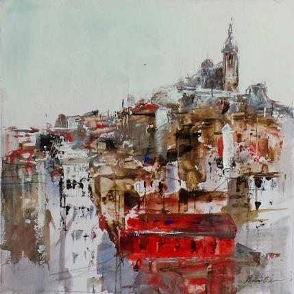 Painting la bonne mère by Poumelin Richard | Painting Figurative Acrylic, Oil Landscapes, Pop icons