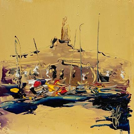 Painting Juste là by Raffin Christian | Painting Figurative Oil Marine