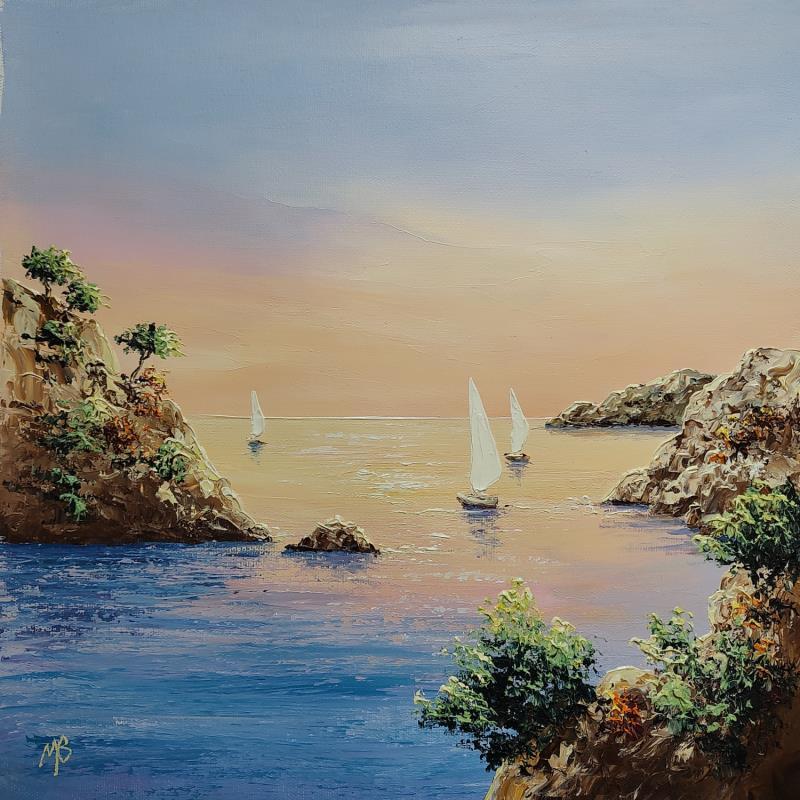 Painting Lumière du sud by Blandin Magali | Painting Figurative Oil Landscapes
