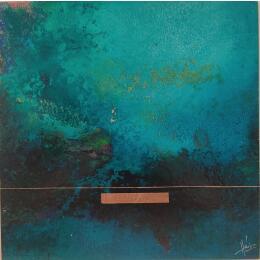 Gemälde Abstraction 3769 von Hévin Christian | Gemälde Abstrakt Acryl, Öl Minimalistisch