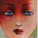 Painting ST M2 by Abiy | Painting Figurative Portrait Child Oil Gluing