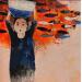 Painting ST M6 by Abiy | Painting Figurative Life style Child Oil Gluing