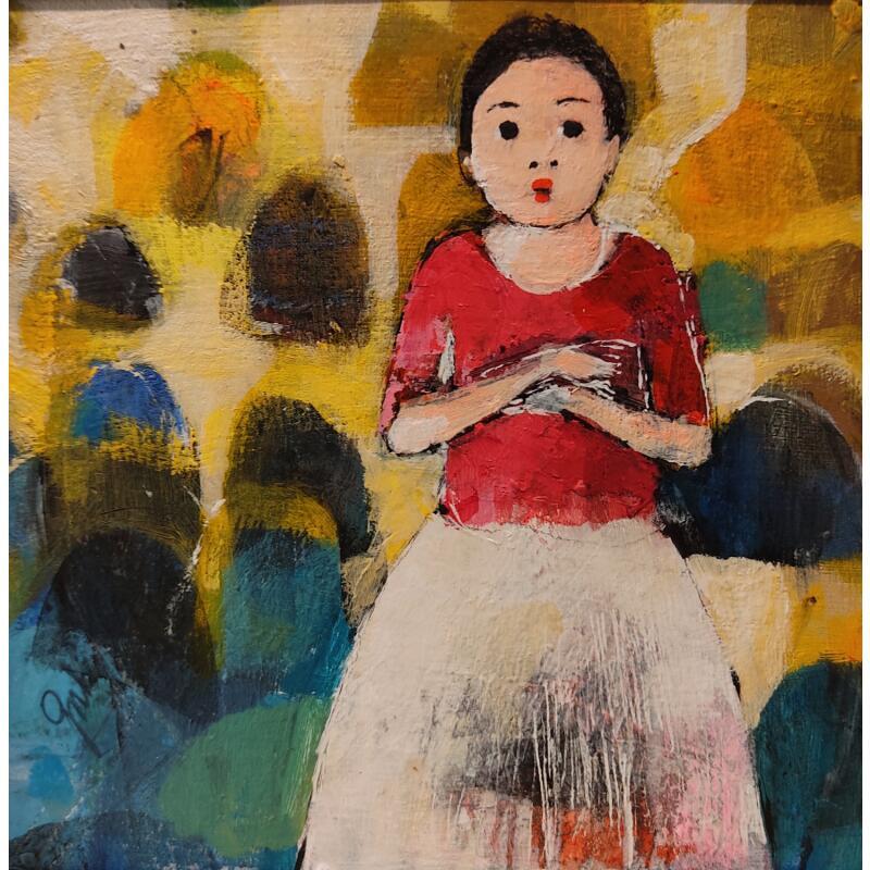 Painting ST M8 by Abiy | Painting Figurative Gluing, Oil Child, Life style