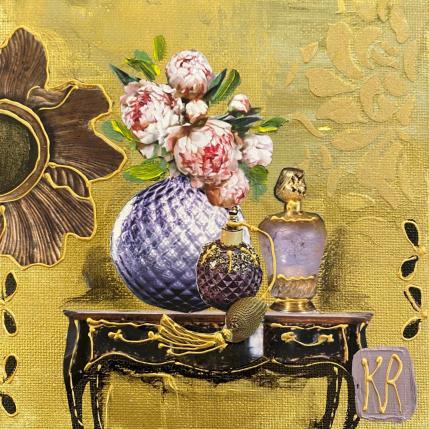 Painting Ma collection 2 by Romanelli Karine | Painting Figurative Acrylic, Gluing, Paper, Pastel, Posca Still-life