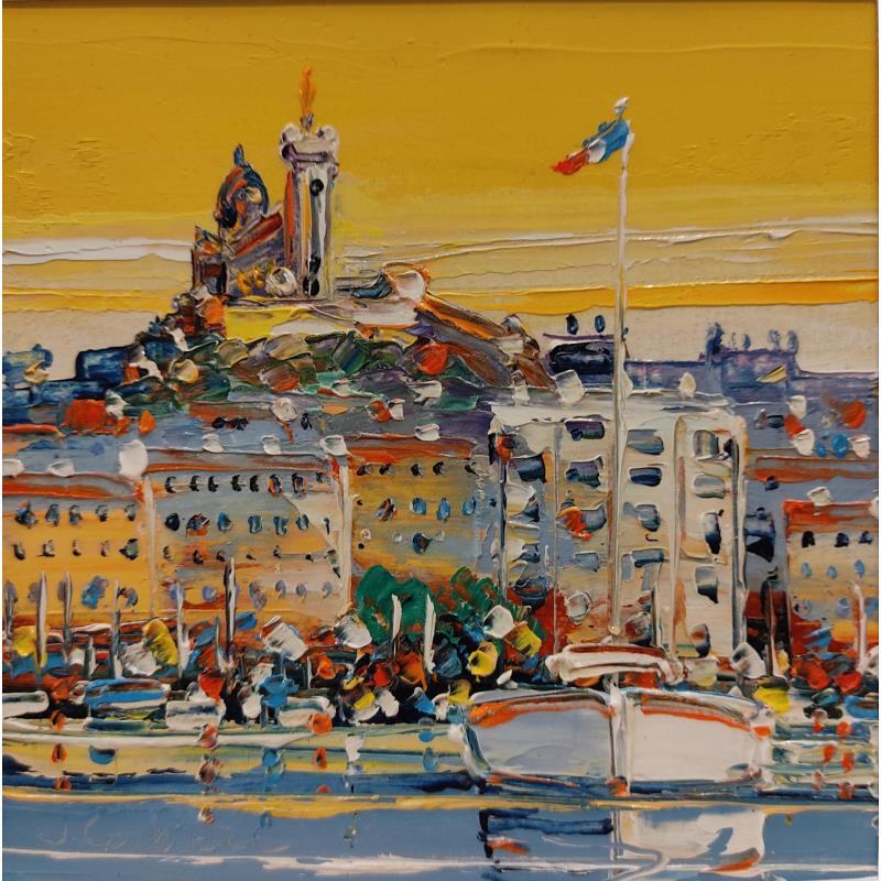 Painting À l'heure de l'apéro by Corbière Liisa | Painting Figurative Oil Landscapes