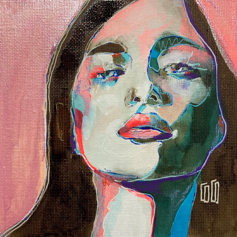 Painting Insomnia  by Coco | Painting Figurative Acrylic Portrait