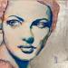 Painting Sur un fil  by Coco | Painting Figurative Portrait Acrylic