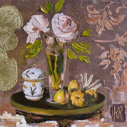 Painting Tes préférées  by Romanelli Karine | Painting Figurative Acrylic, Gluing, Paper, Pastel, Posca Pop icons, Still-life