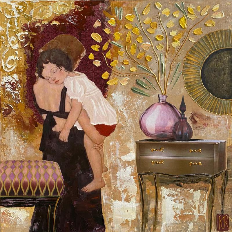 Painting Mon enfant  by Romanelli Karine | Painting