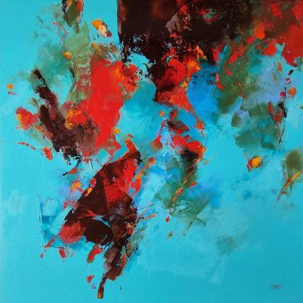 Painting Extends far down by Virgis | Painting Abstract Oil Minimalist