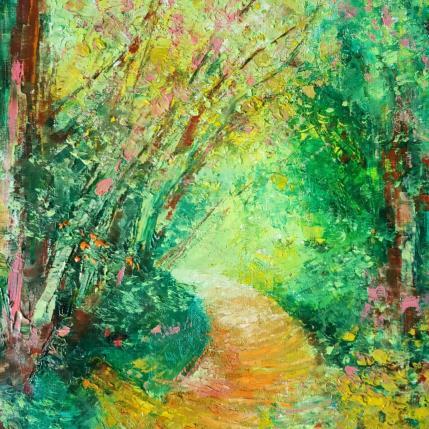 Painting Allée des fées by Levesque Emmanuelle | Painting  Oil