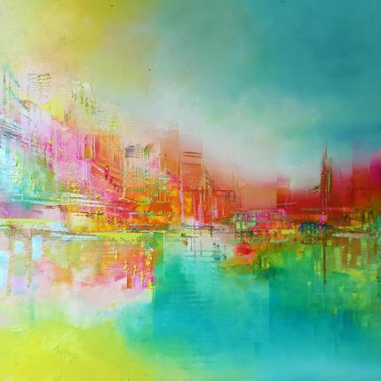 Painting Pina colada by Levesque Emmanuelle | Painting  Oil