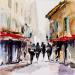 Painting empressement by Poumelin Richard | Painting Figurative Nature Oil