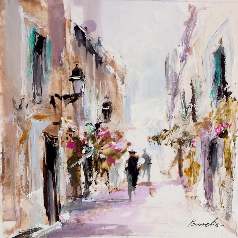 Painting nice au printemps by Poumelin Richard | Painting Figurative Oil Nature