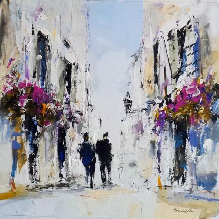Painting Ruelle provençale by Poumelin Richard | Painting Figurative Oil Landscapes, Pop icons