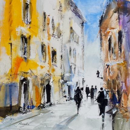 Painting ruelle ocre by Poumelin Richard | Painting Figurative Oil Nature, Pop icons