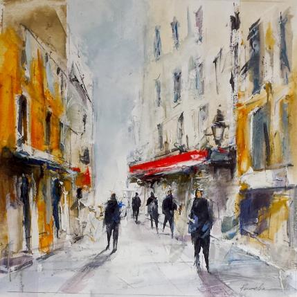 Painting nissa by Poumelin Richard | Painting Figurative Oil Nature