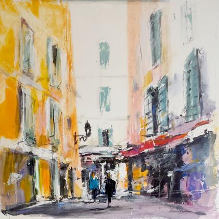 Painting balade dans le vieux nice by Poumelin Richard | Painting Figurative Oil Nature
