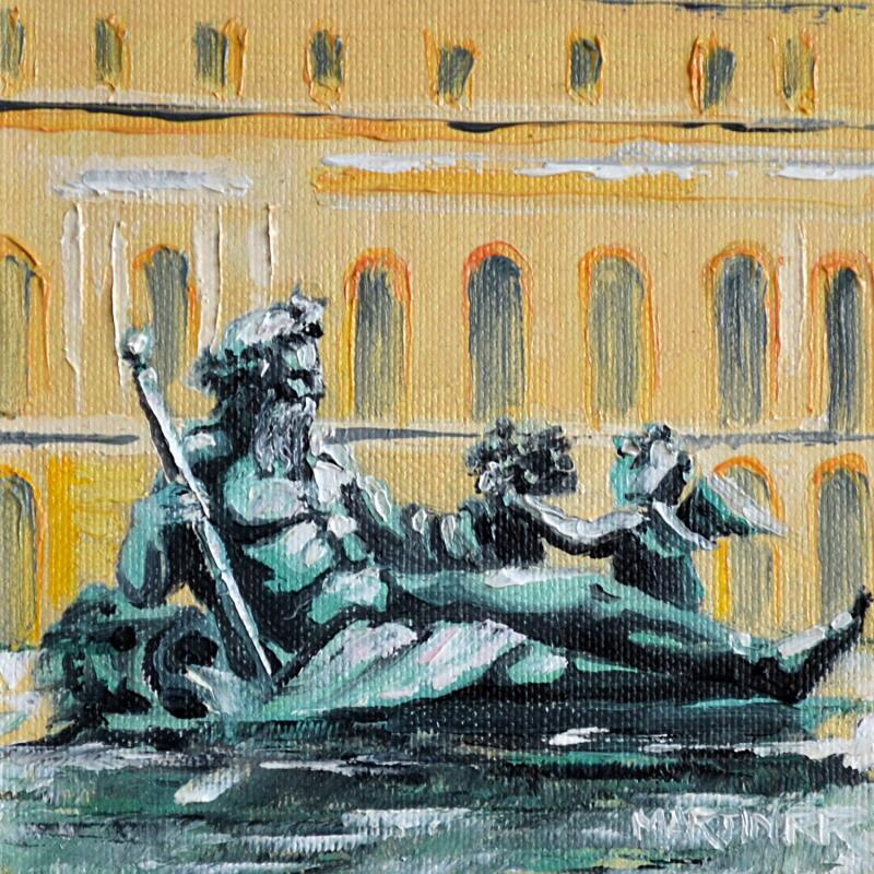 Painting LA ESTATUA by Rodriguez Rio Martin | Painting Impressionism Oil Urban