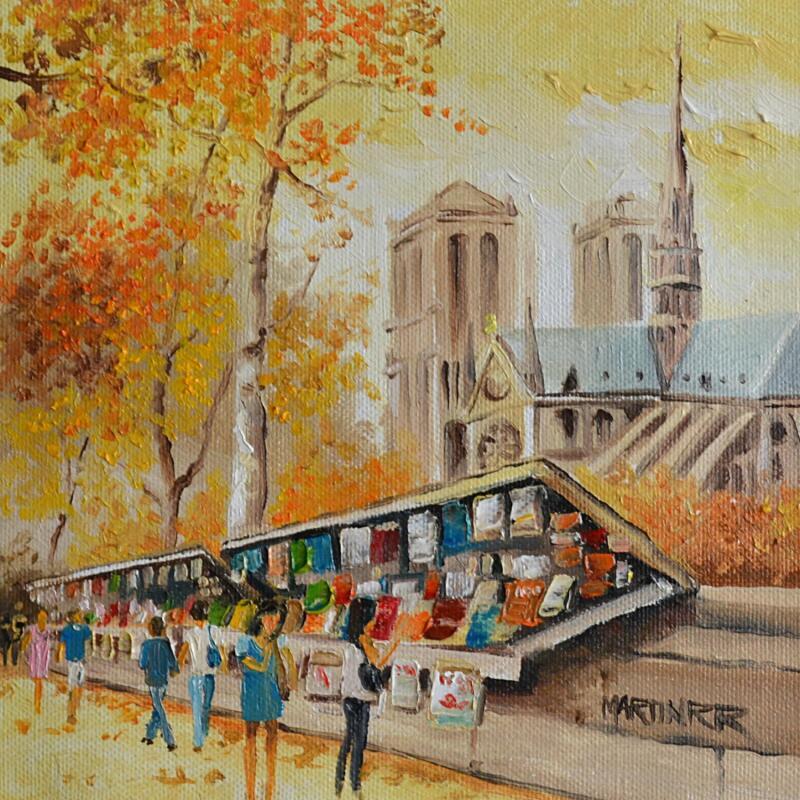 Painting BOUQUINISTE by Rodriguez Rio Martin | Painting Impressionism Oil Pop icons, Urban