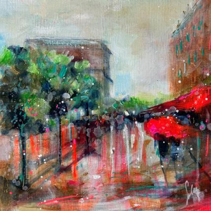Gemälde Les Champs Elysées von Solveiga | Gemälde  Acryl Pop-Ikonen