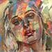 Painting 81A by Cubero Nathalie | Painting Figurative Portrait Acrylic