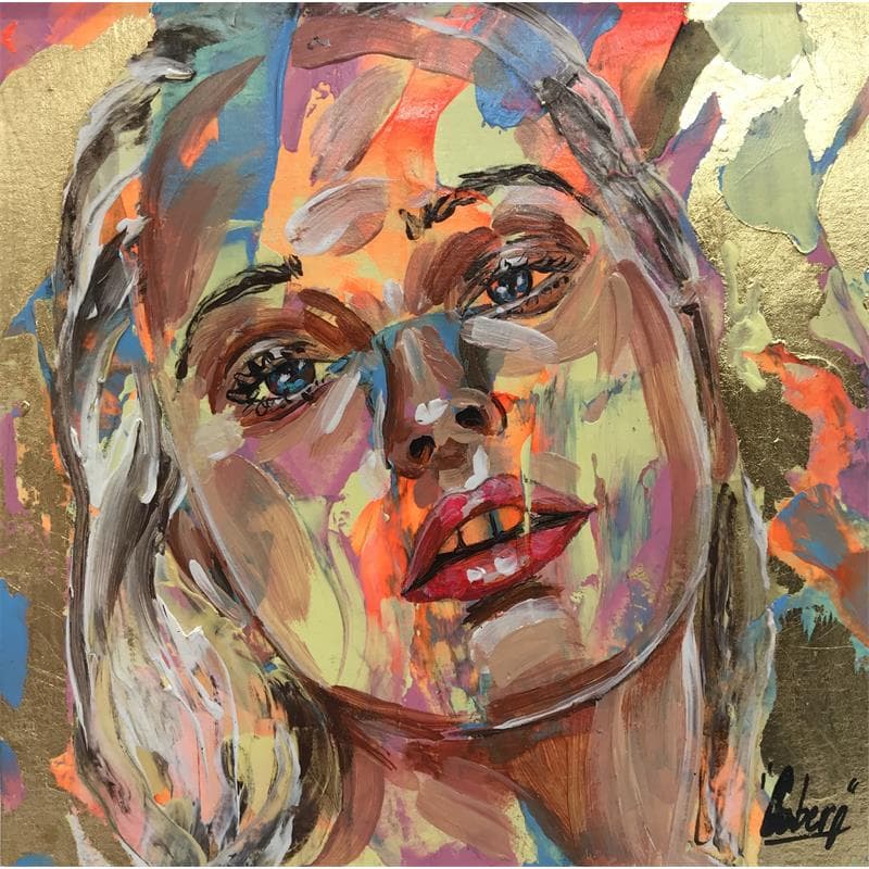 Painting 81A by Cubero Nathalie | Painting Figurative Portrait Acrylic