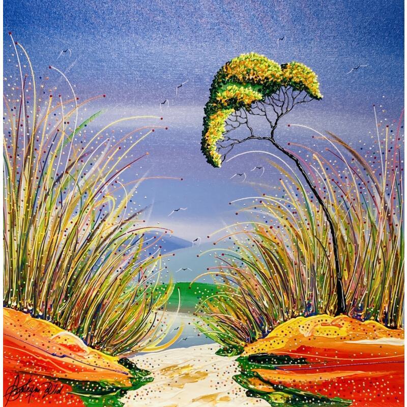 Painting Le chemin à Toulon by Fonteyne David | Painting Figurative Acrylic