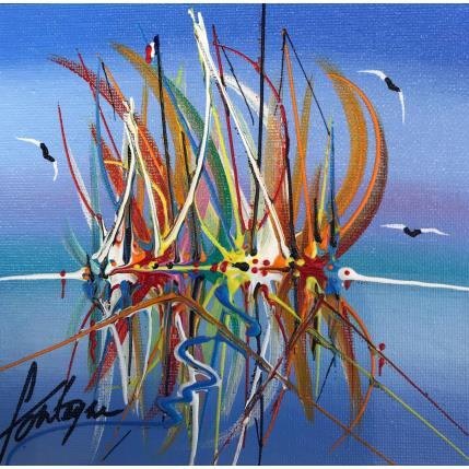 Painting Chaud les vents by Fonteyne David | Painting Figurative Acrylic