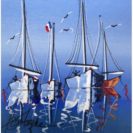 Painting Viens on est prêts by Fonteyne David | Painting Figurative Acrylic Marine