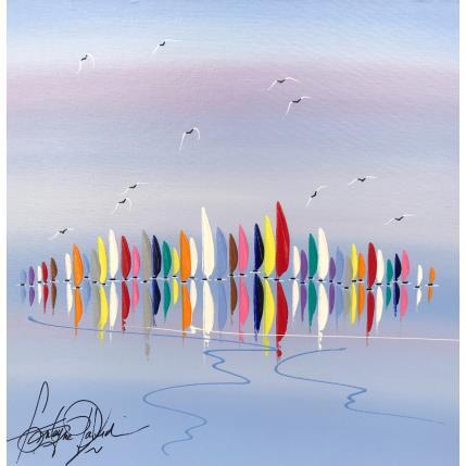 Painting Face aux beaux vents by Fonteyne David | Painting Figurative Acrylic Marine