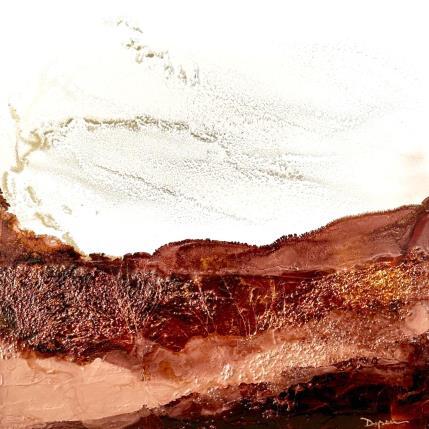 Painting 2377 Poésie Mocha Mousse by Depaire Silvia | Painting Abstract Acrylic Landscapes, Minimalist, Pop icons