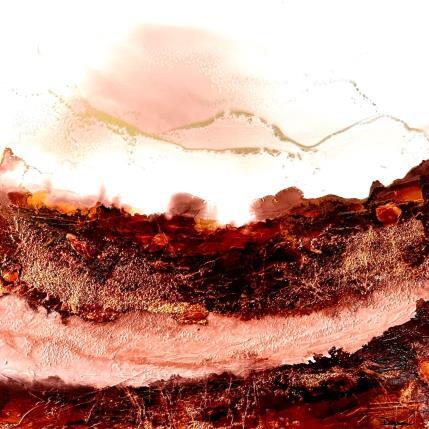 Painting 2383 Poésie Moccha Mousse by Depaire Silvia | Painting Abstract Acrylic Landscapes, Minimalist