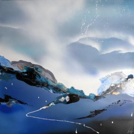 Painting 945  A by Naen | Painting Abstract Acrylic, Ink