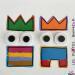 Painting LES POTES by Mam | Painting Pop-art Portrait Society Pop icons Acrylic