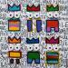 Painting TRIBU by Mam | Painting Pop-art Society Pop icons Black & White Acrylic