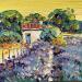 Painting Les secrets de Provence by Corbière Liisa | Painting Figurative Landscapes Oil