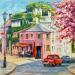 Painting Paris Montmartre by Pigni Diana | Painting Impressionism Landscapes Urban Architecture Oil