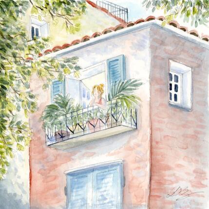 Peinture F2 No Name 10029-21277-20250319-3 par Balme Delphine | Tableau Figuratif Aquarelle Scènes de vie