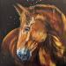 Painting Domino  by CLOT | Painting Figurative Animals Acrylic