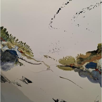Painting C3458 by Naen | Painting Abstract Acrylic, Ink Minimalist, Nature
