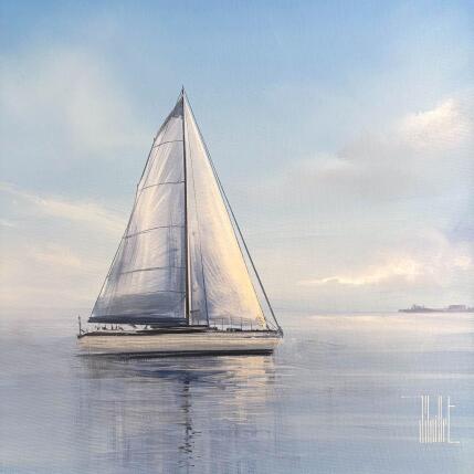 Gemälde Evasion Nautique von Guillet Jerome | Gemälde Figurativ Öl Marine