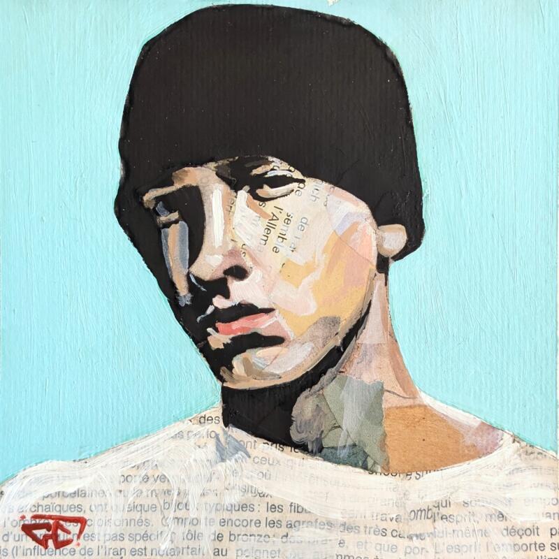 Painting Eminem by G.C.Popartist | Painting Pop-art Gluing, Oil Music, Pop icons, Portrait