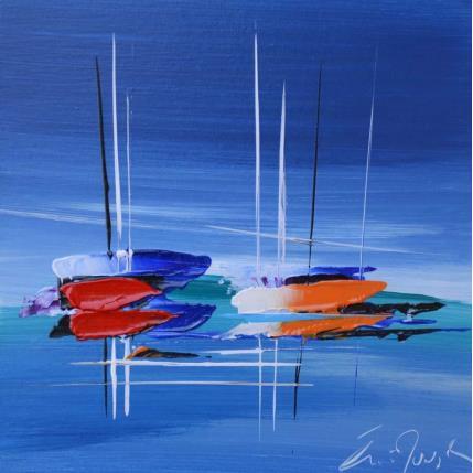 Peinture Voyage magique par Munsch Eric | Tableau Figuratif Acrylique, Huile Marine