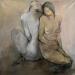 Peinture Reine du jour par Chaperon Martine | Tableau Figuratif Nu Acrylique