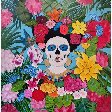 Painting Universo floral de Frida by Geiry | Painting Subject matter