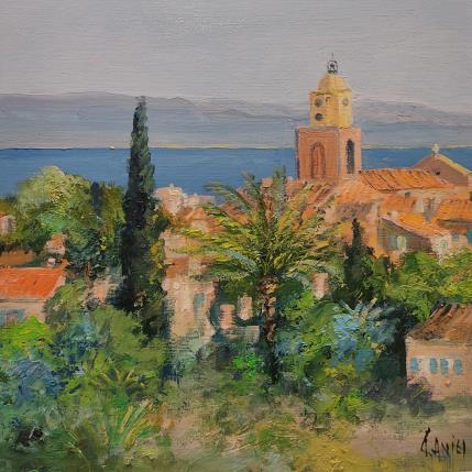 Gemälde St Tropez von Sannier Daniel | Gemälde Impressionismus Öl Landschaften