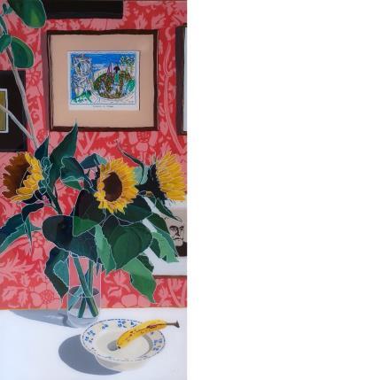 Gemälde Vincent appréciait de façon limitée le régime crétois von Auriol Philippe | Gemälde Figurativ Acryl, Plexiglas, Posca Stillleben