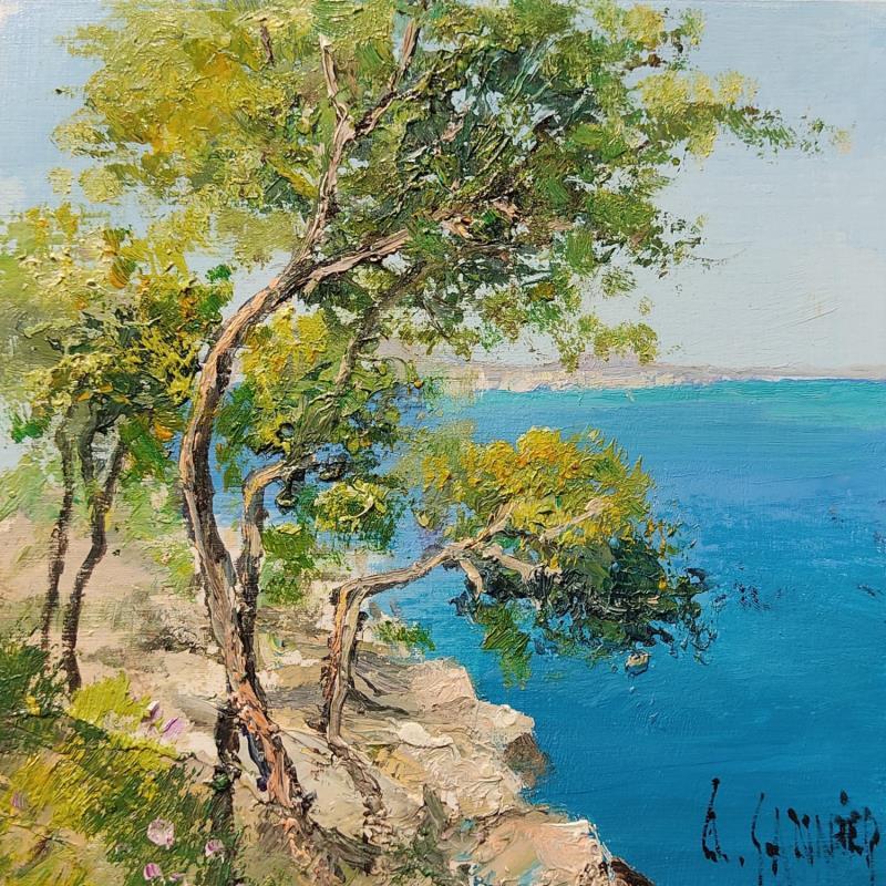Painting Paros by Sannier Daniel | Painting Impressionism Oil Landscapes, Pop icons